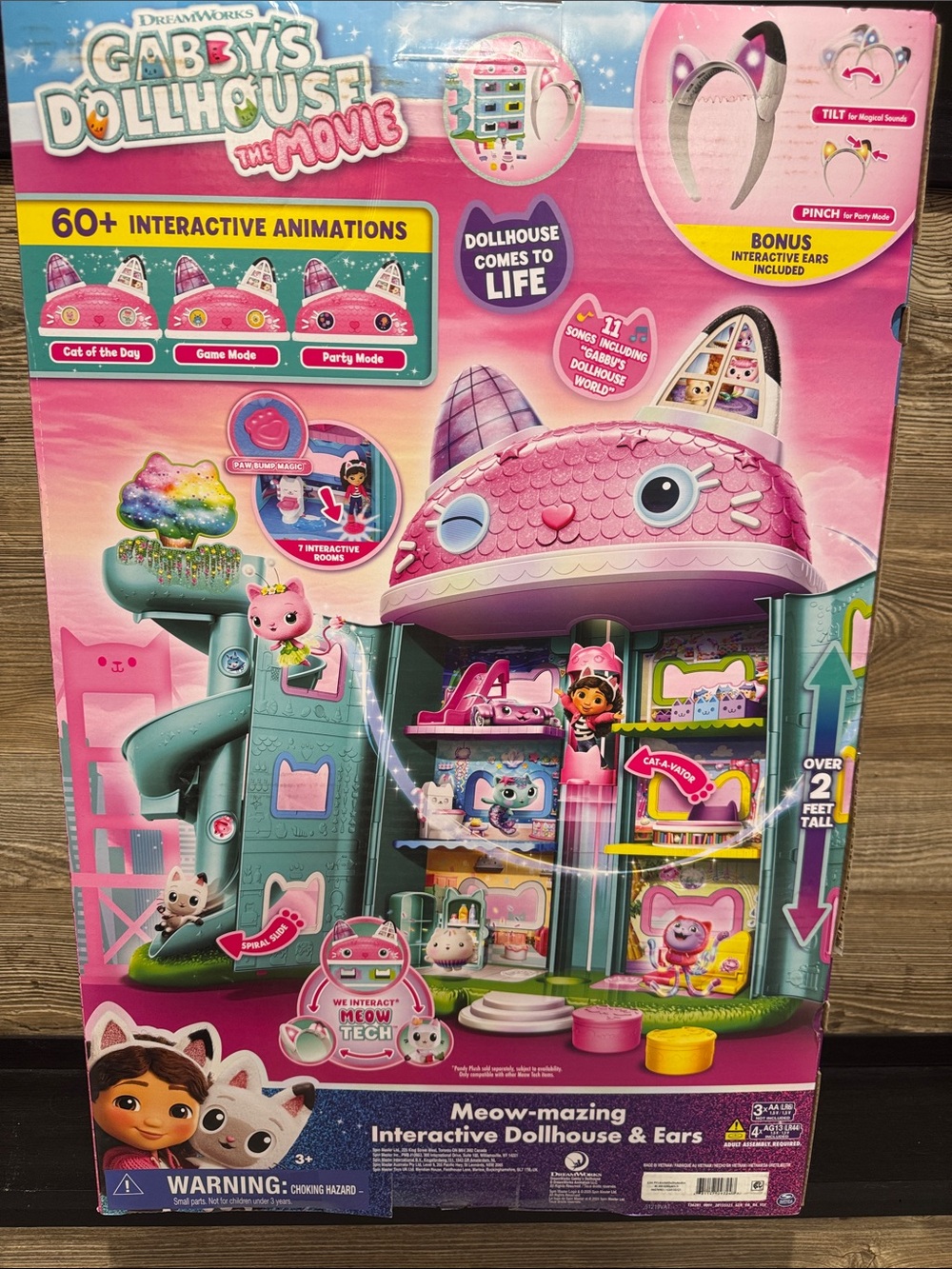 Gabbys Dollhouse meow-mazing dollhouse and ears